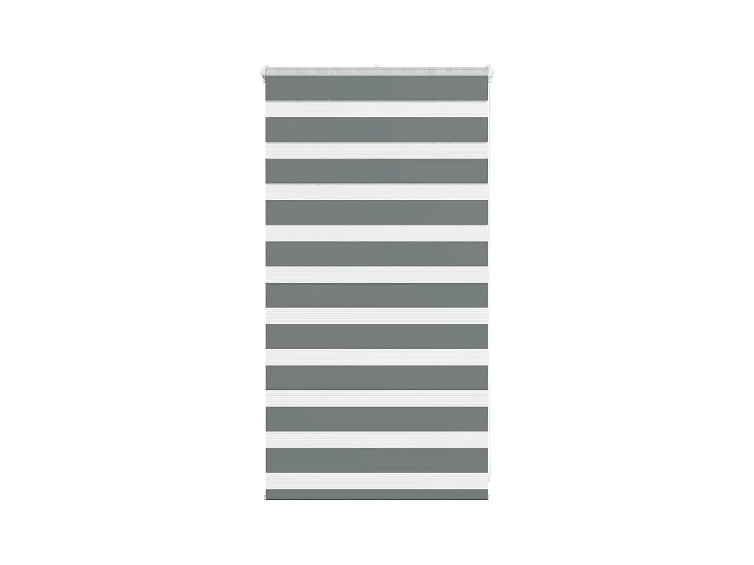 Store zèbre gris foncé largeur du tissu 85,9 cm polyester