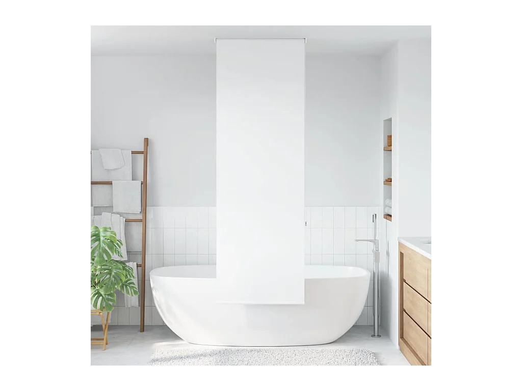 Store enrouleur de douche 80x240 cm largeur du tissu 76 cm
