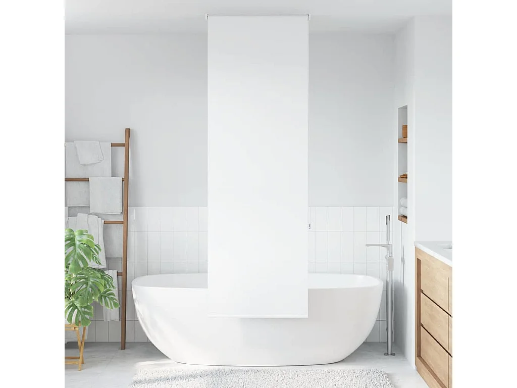 Store enrouleur de douche 80x240 cm largeur du tissu 76 cm