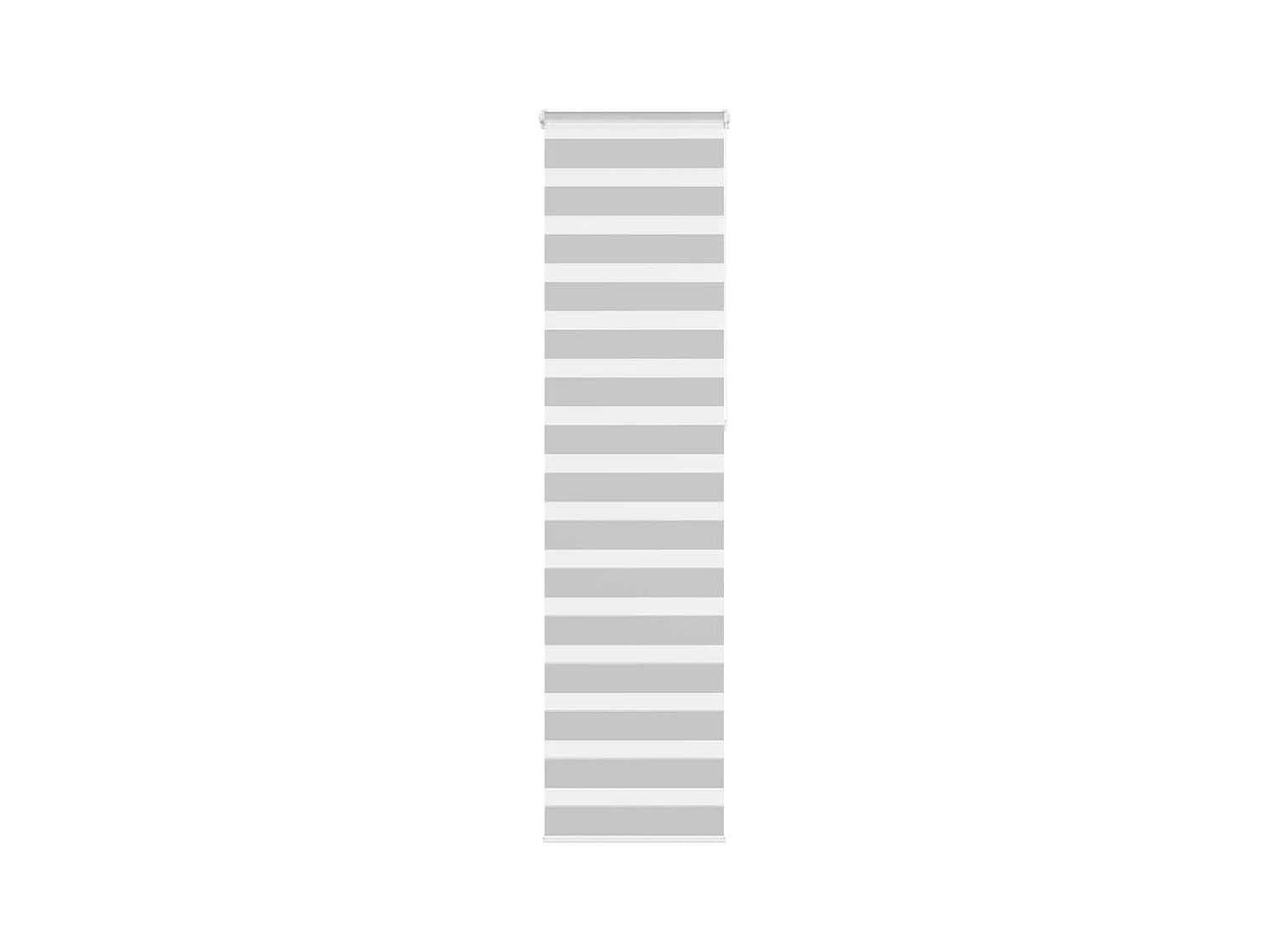 Store zèbre gris clair largeur du tissu 50,9 cm polyester