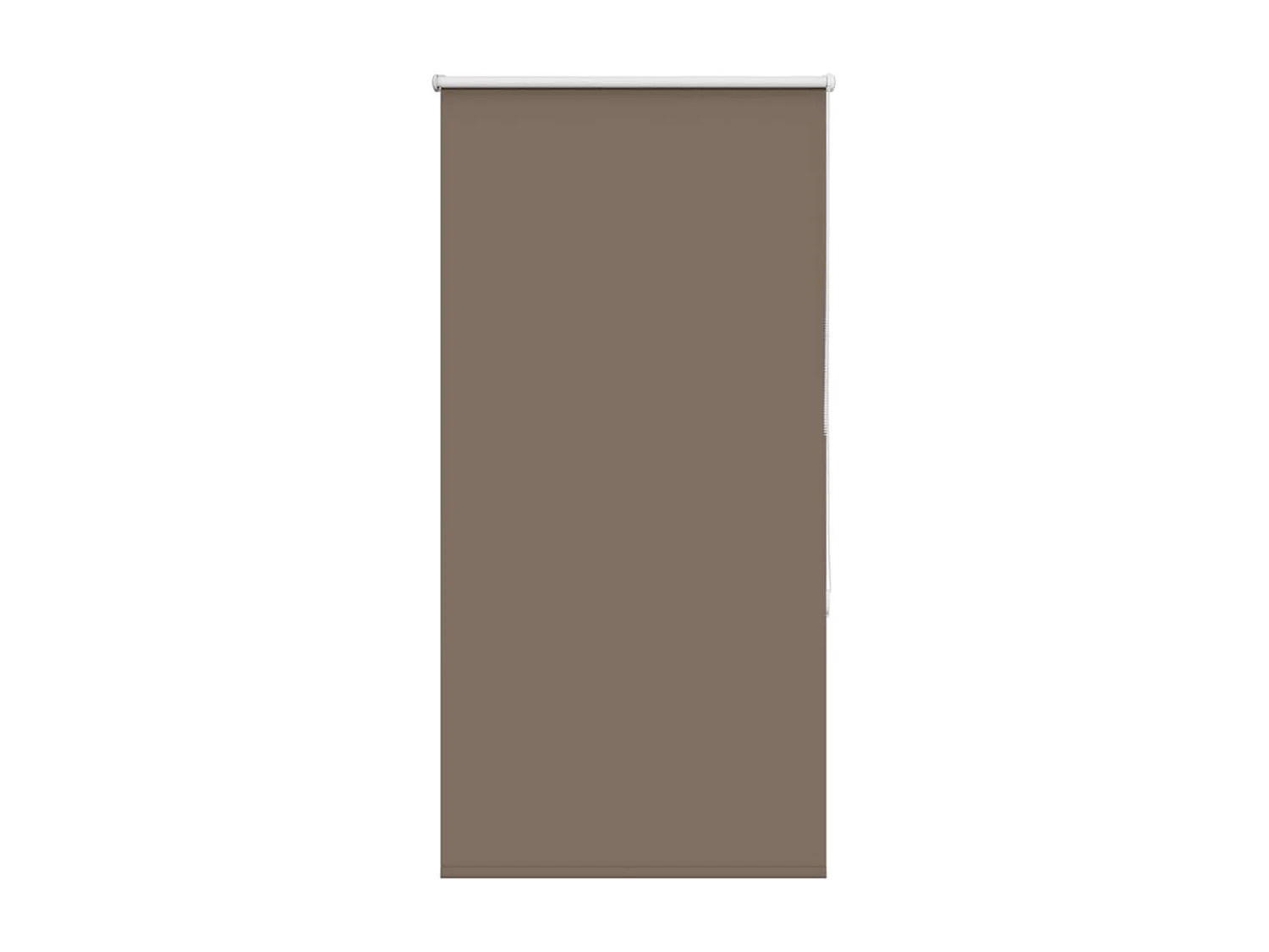 Tenda a rullo oscurante color caffè 85x175cm larghezza tessuto 80,7cm