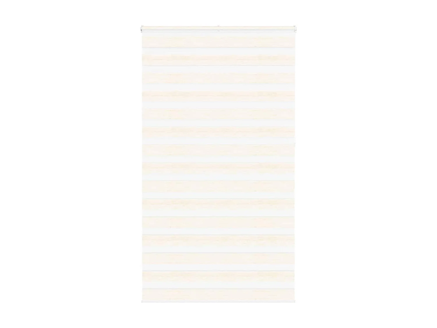 Marmorierter beigefarbener Zebra-Rollostoff, Breite 125,9 cm, Polyester
