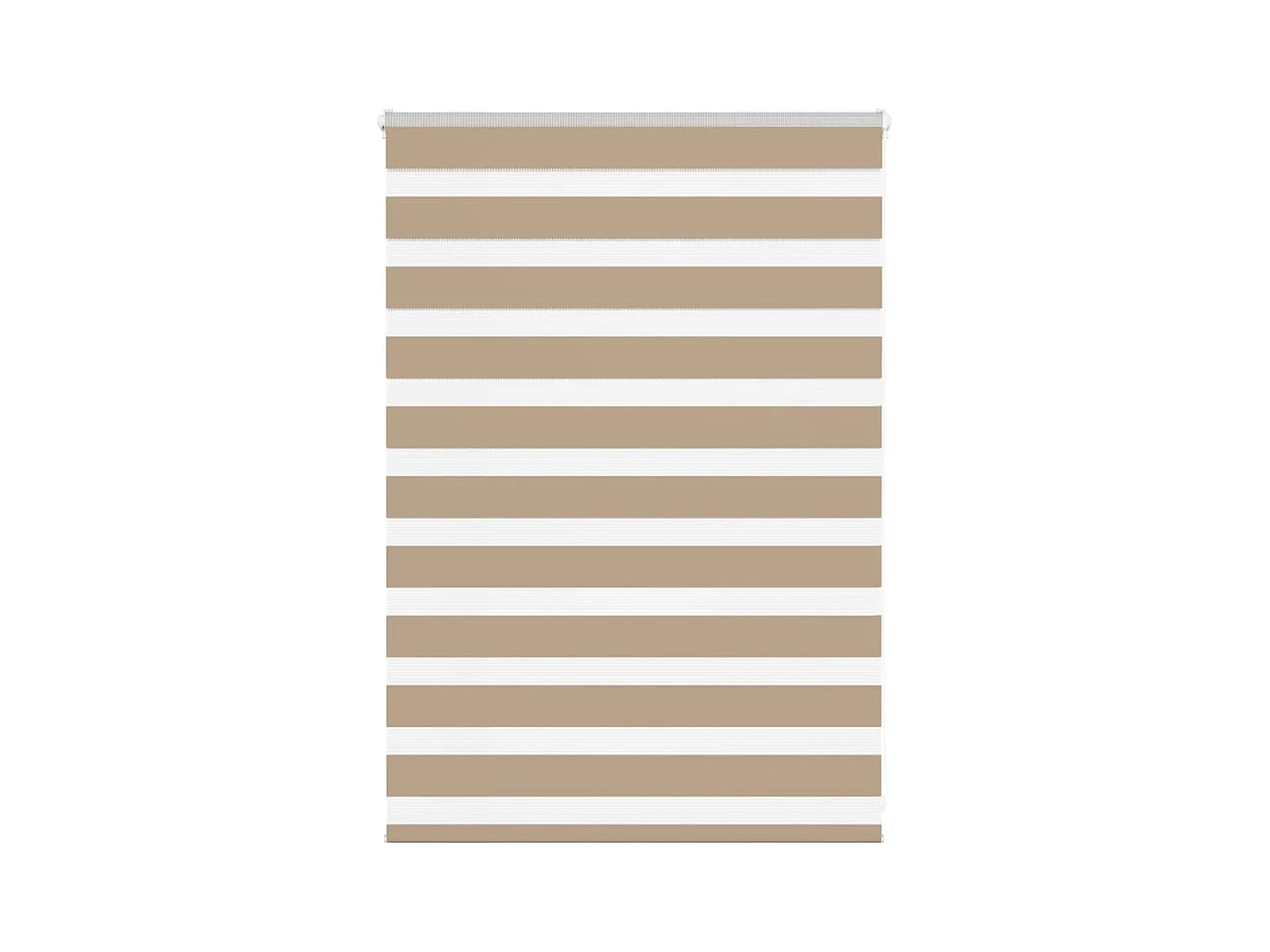 Store zèbre marron sable largeur du tissu 100,9 cm polyester