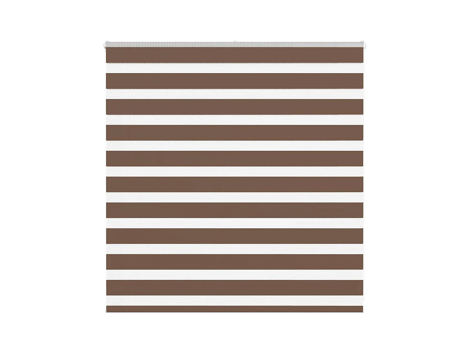 Store zèbre marron 140x100cm largeur du tissu 135,9cm polyester