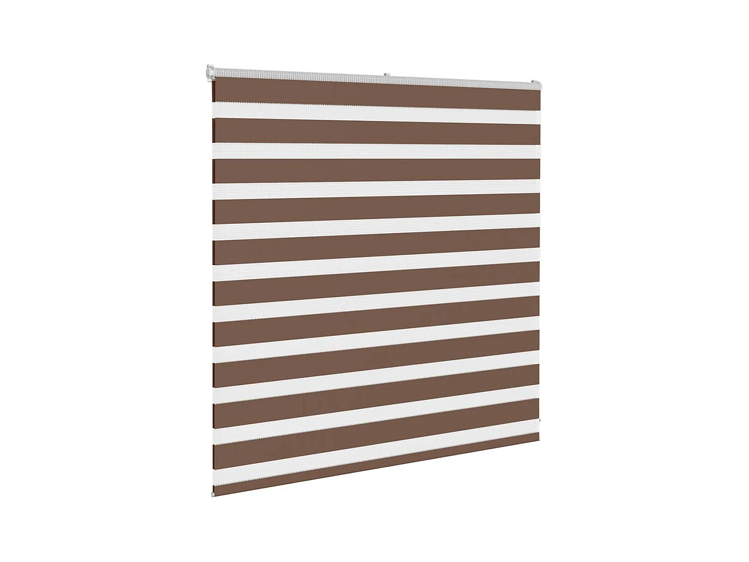Store zèbre marron 140x100cm largeur du tissu 135,9cm polyester