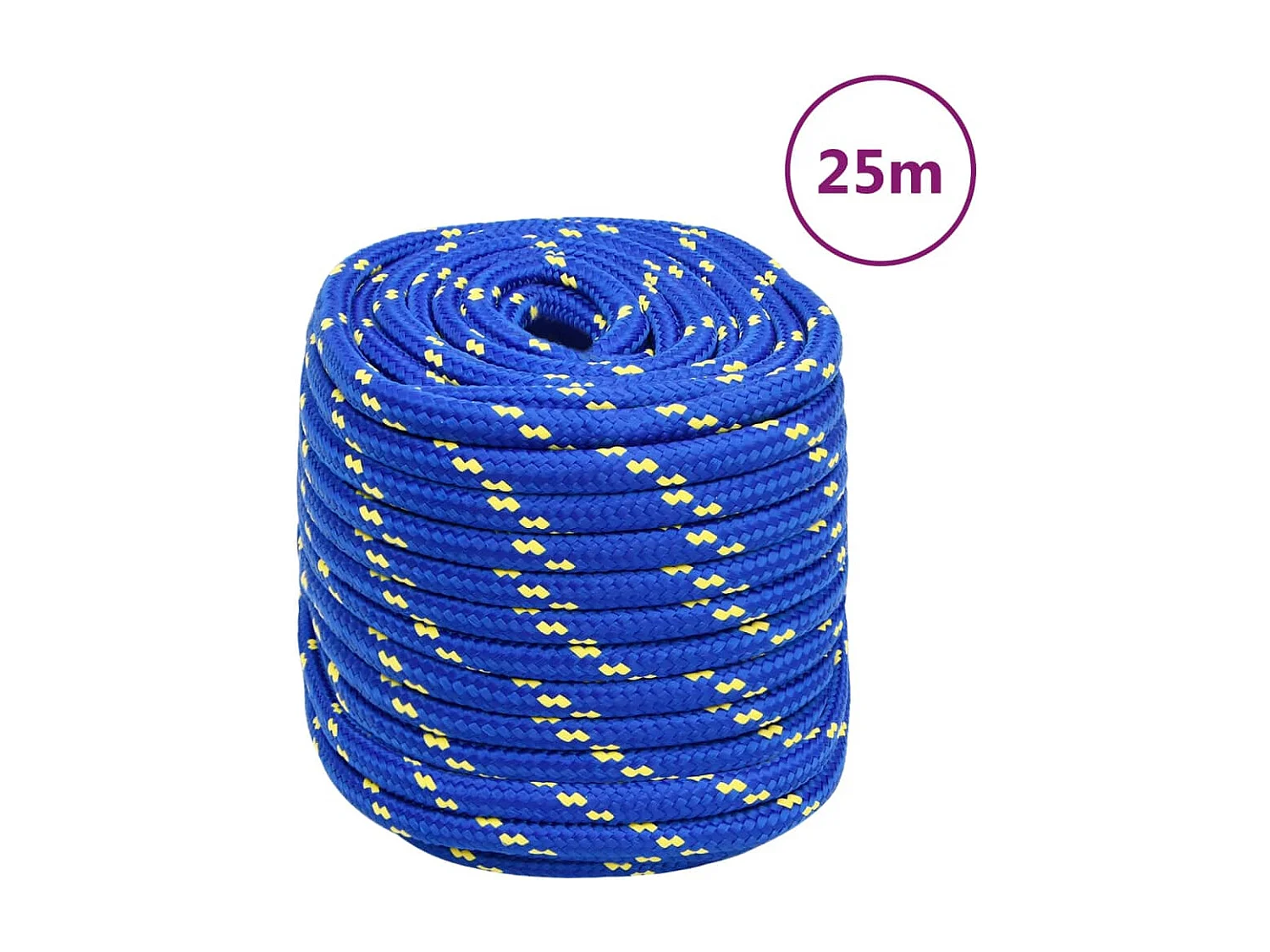 Bootsseil Blau 16 mm 25 m Polypropylen