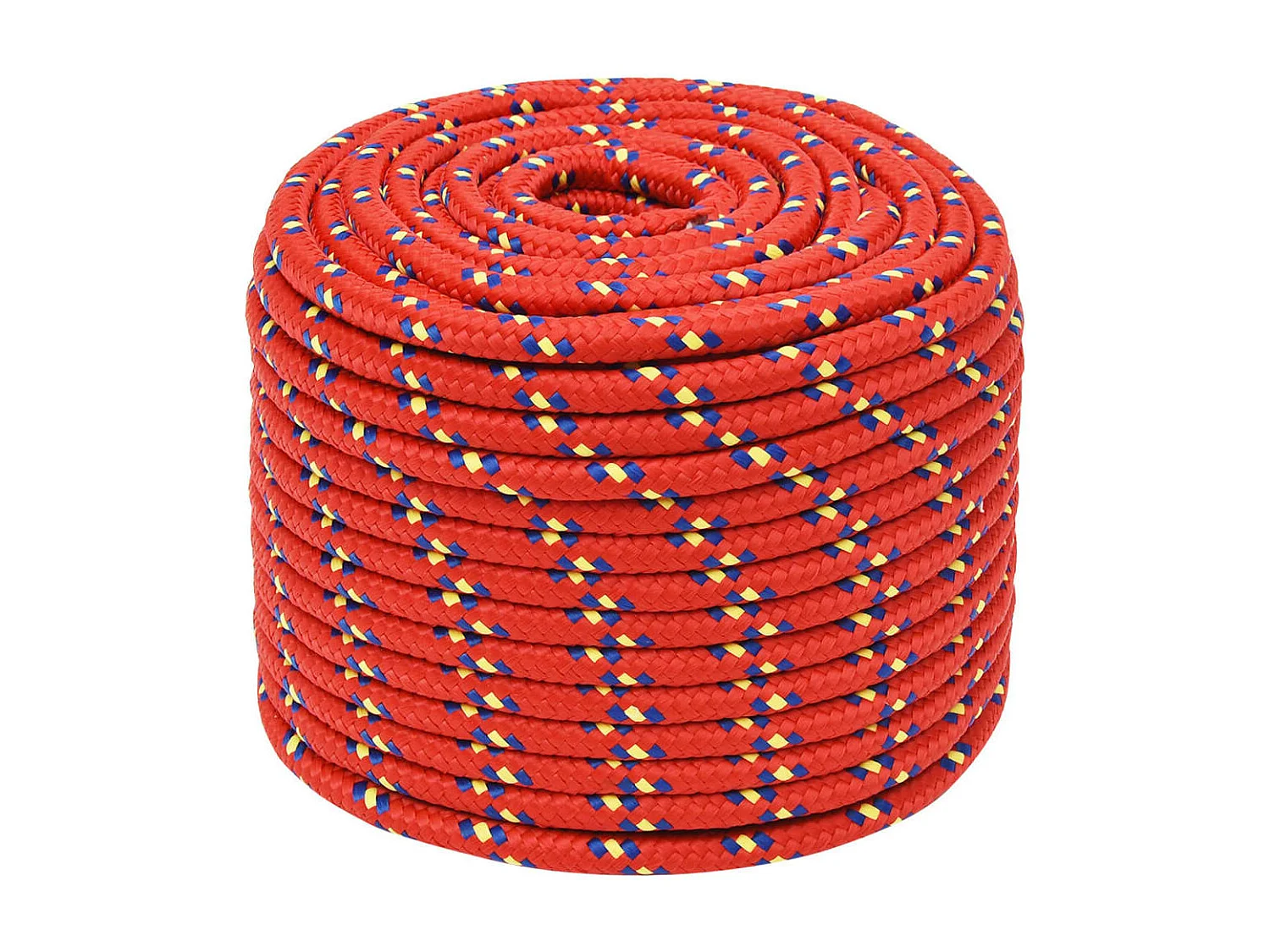 Corde de bateau Rouge 12 mm 25 m Polypropylène