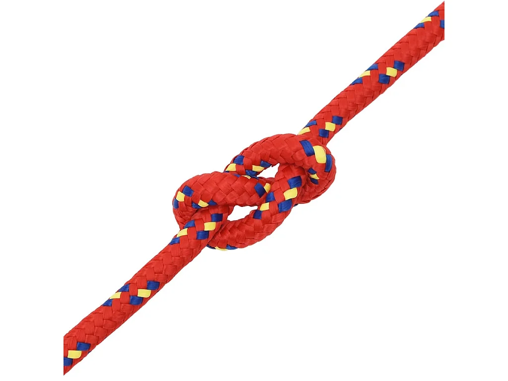 Corde de bateau Rouge 12 mm 25 m Polypropylène