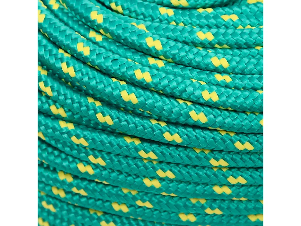 Corde de bateau Vert 10 mm 100 m Polypropylène