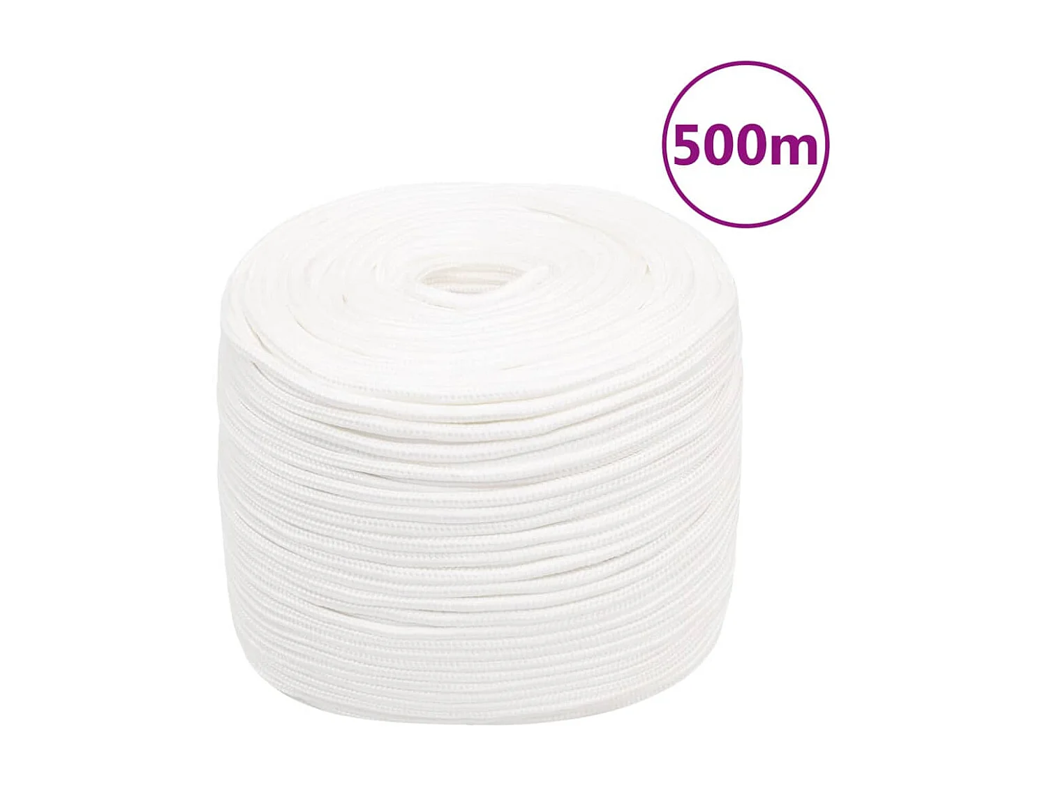 Corde de bateau Blanc complet 10 mm 500 m Polypropylène