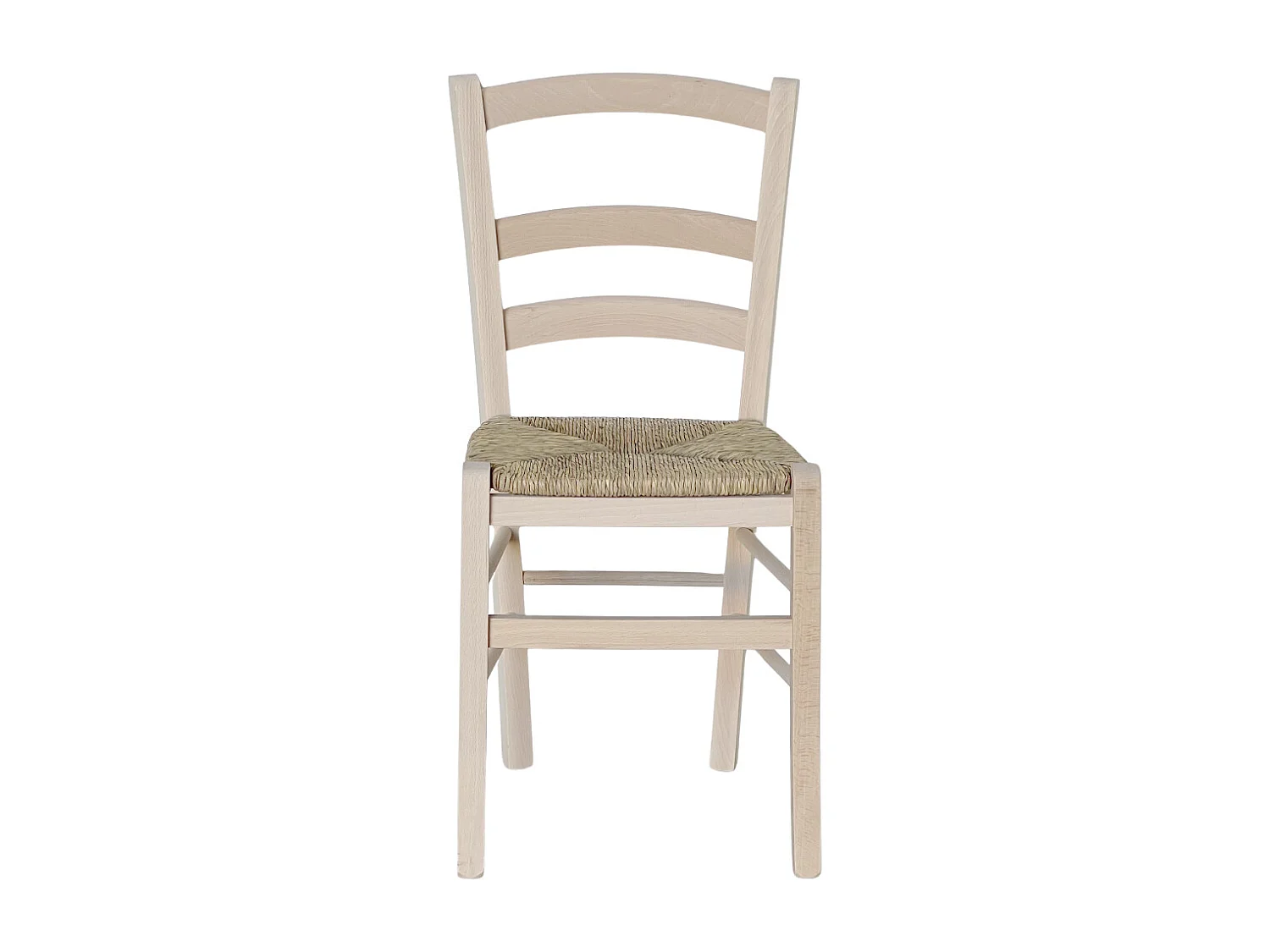 Silla modelo Venezia con asiento de paja cruda para pintar