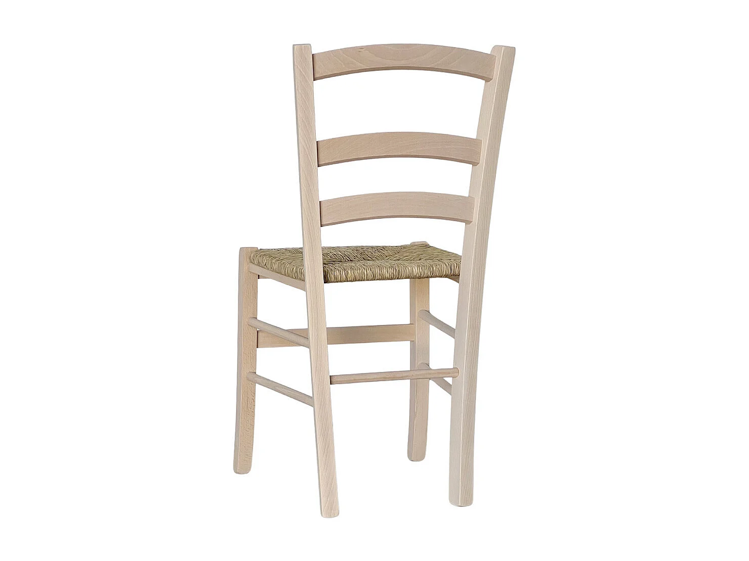 Silla modelo Venezia con asiento de paja cruda para pintar