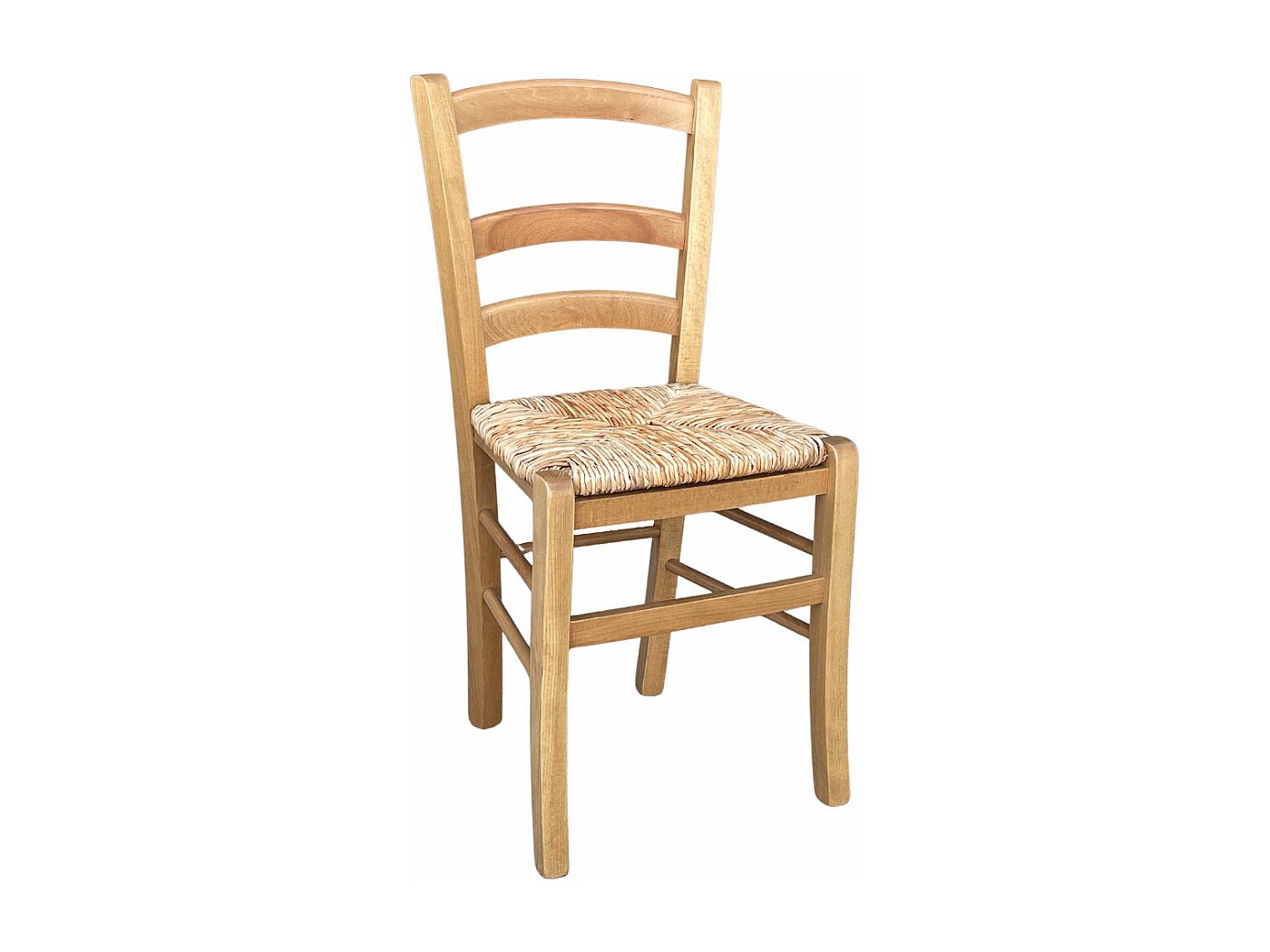 Chaise Haute Baby En Bois Avec Assise En Paille Et Protection Noyer