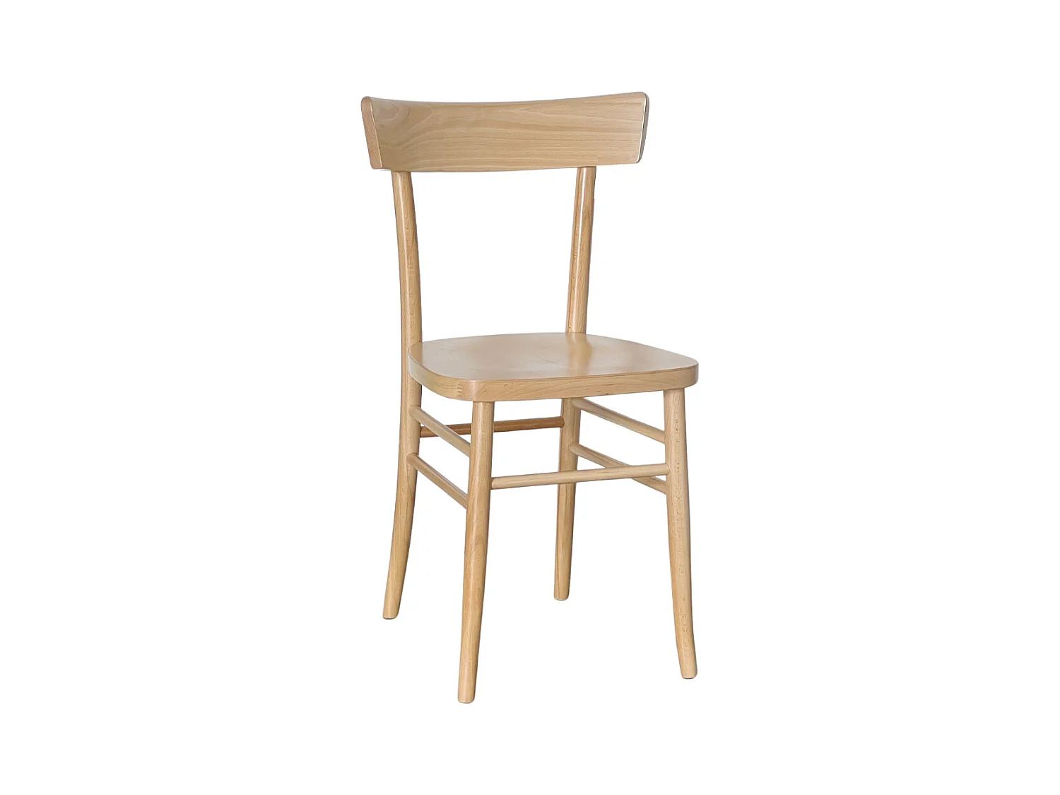 Chaise de salle à manger en bois naturel milano