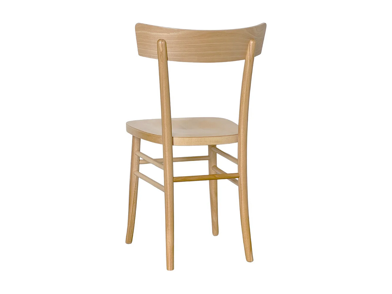 Chaise de salle à manger en bois naturel milano