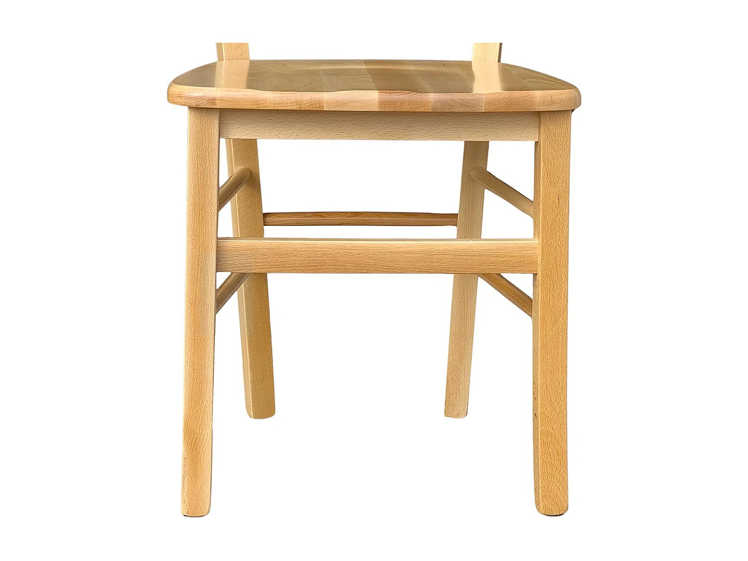 Chaise de campagne Venice en bois naturel assise massive