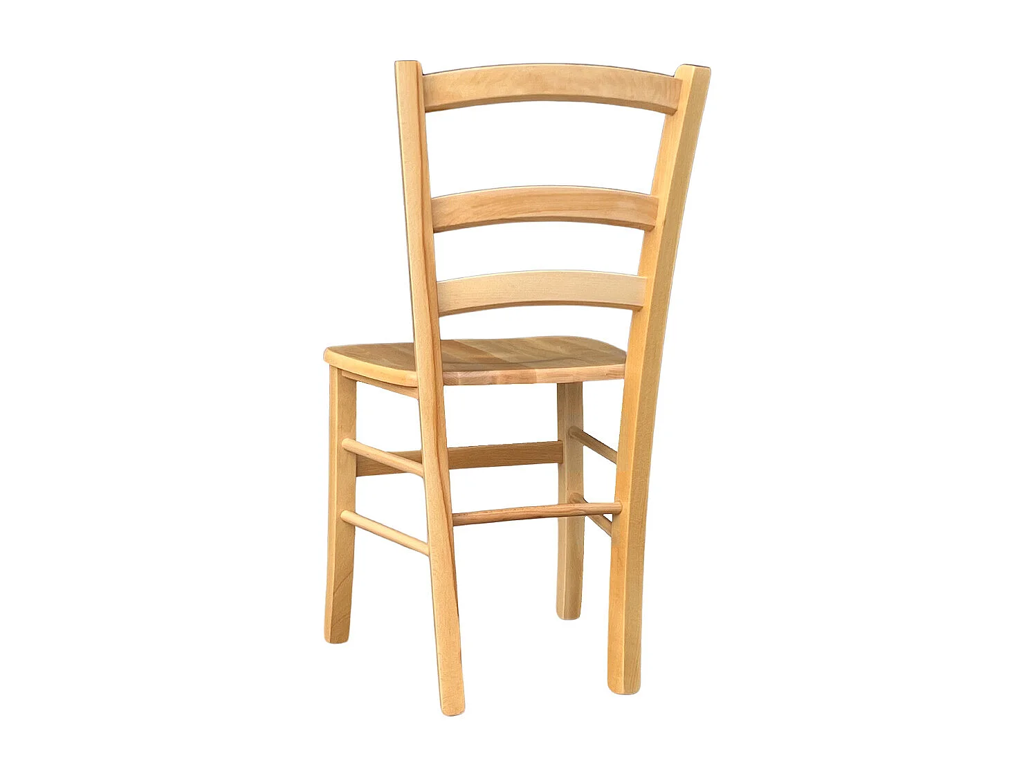 Chaise de campagne Venice en bois naturel assise massive