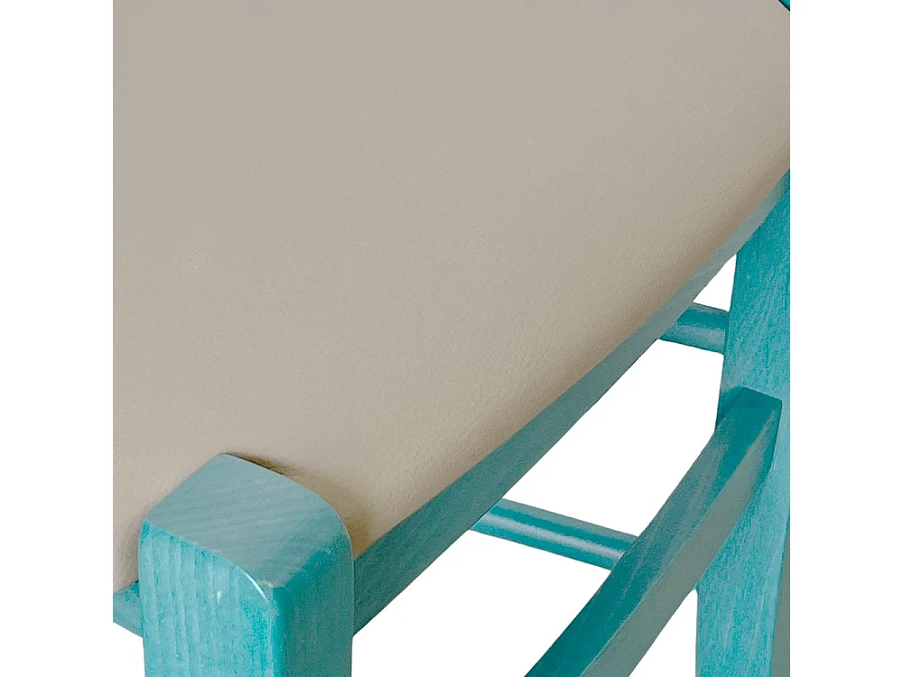 Siège vénitien turc en bois avec un siège en forme de tortue