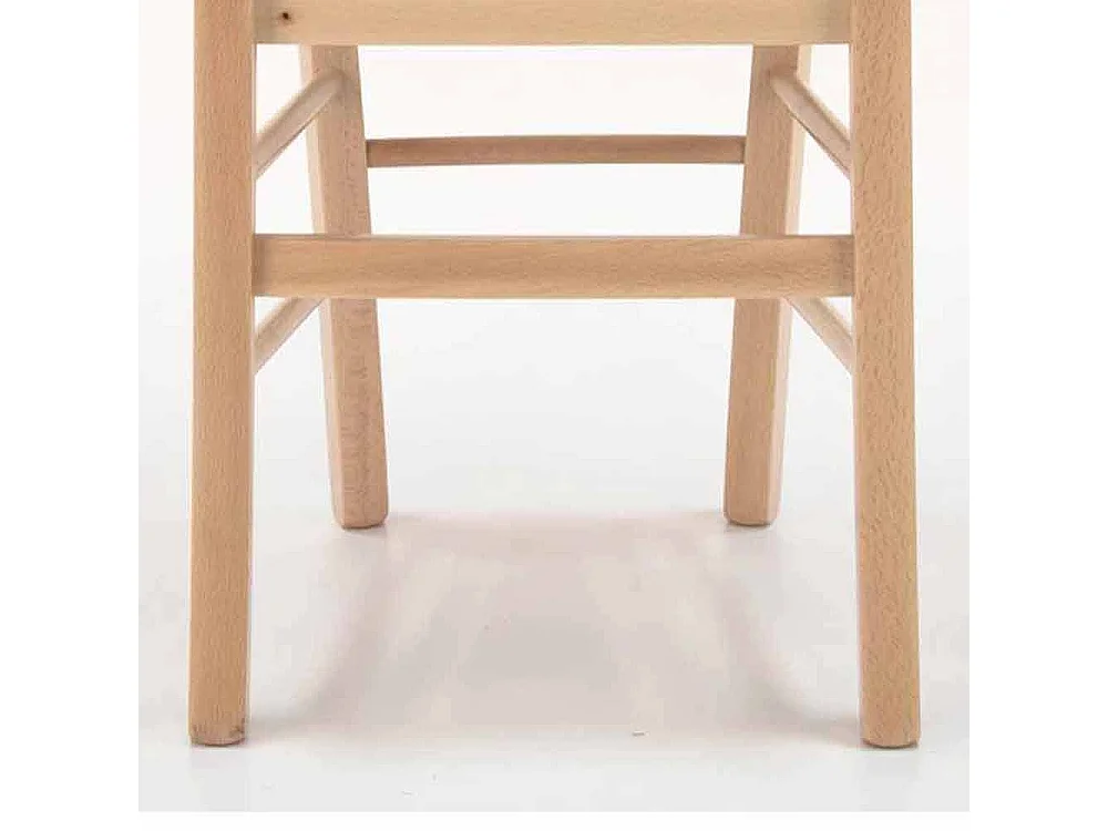 Chaise modèle Venezia avec assise en bois brut à peindre