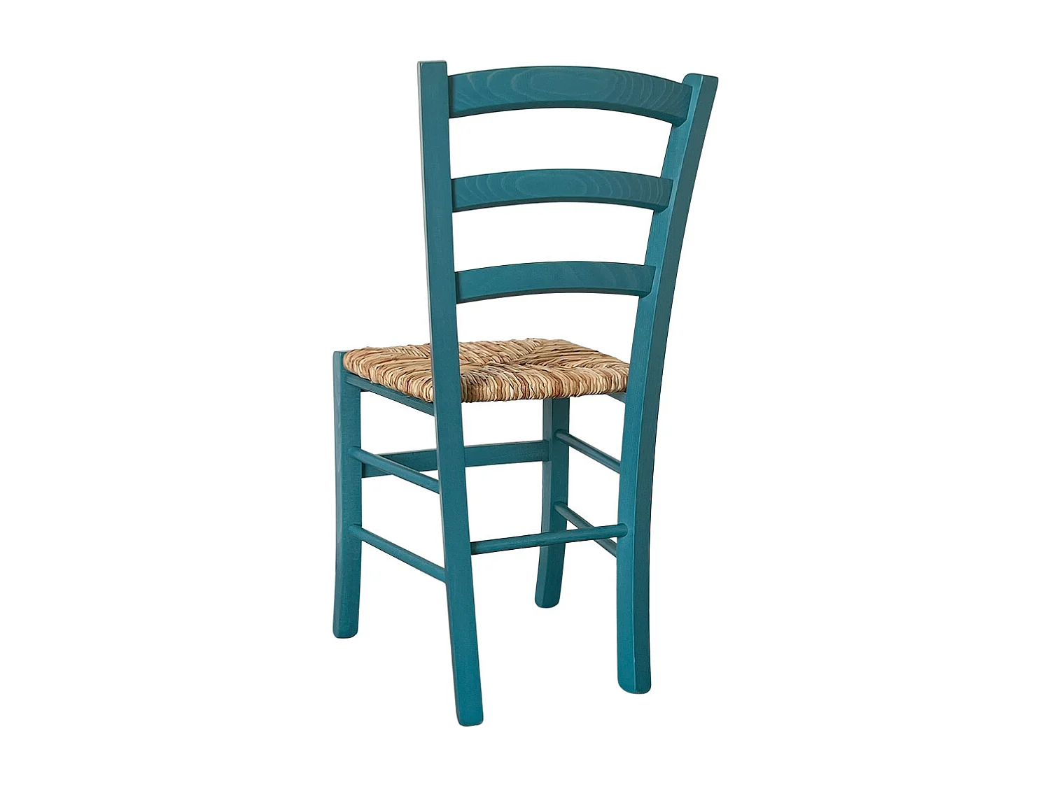 Silla veneciana turca de madera con arrozales