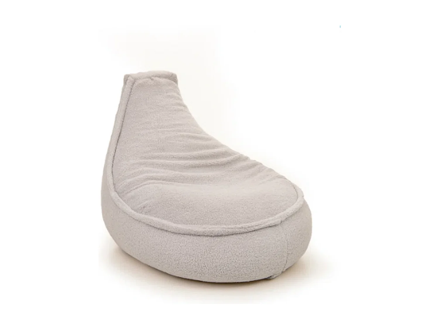 Parya - Zitzak Stoel Junior 75 x 55 cm - Beanbag Ecru - Zitzak met Vulling