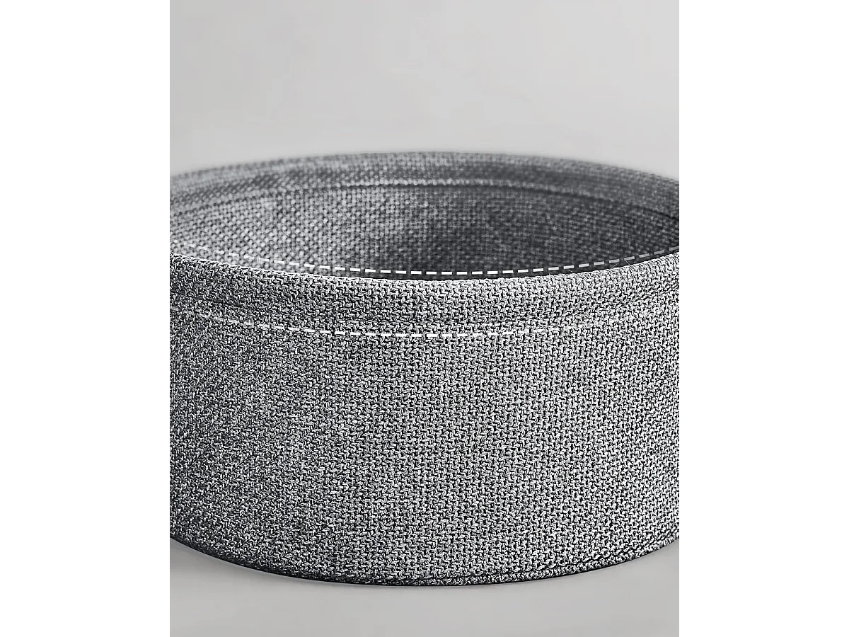 Parya Home ronde bijzettafel, kleine tafel, duifgrijs-leigrijs