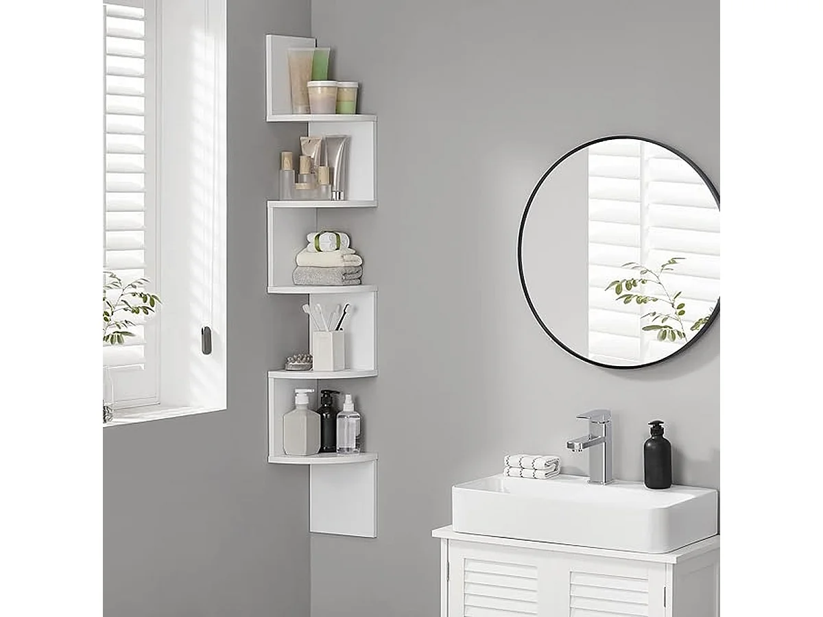 Parya Home Boekenkast Met 5 Niveaus - 127,5CM Archiefkast - Kast