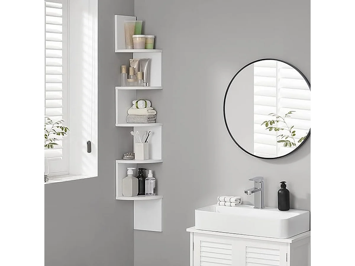 Parya Home Boekenkast Met 5 Niveaus - 127,5CM Archiefkast - Kast