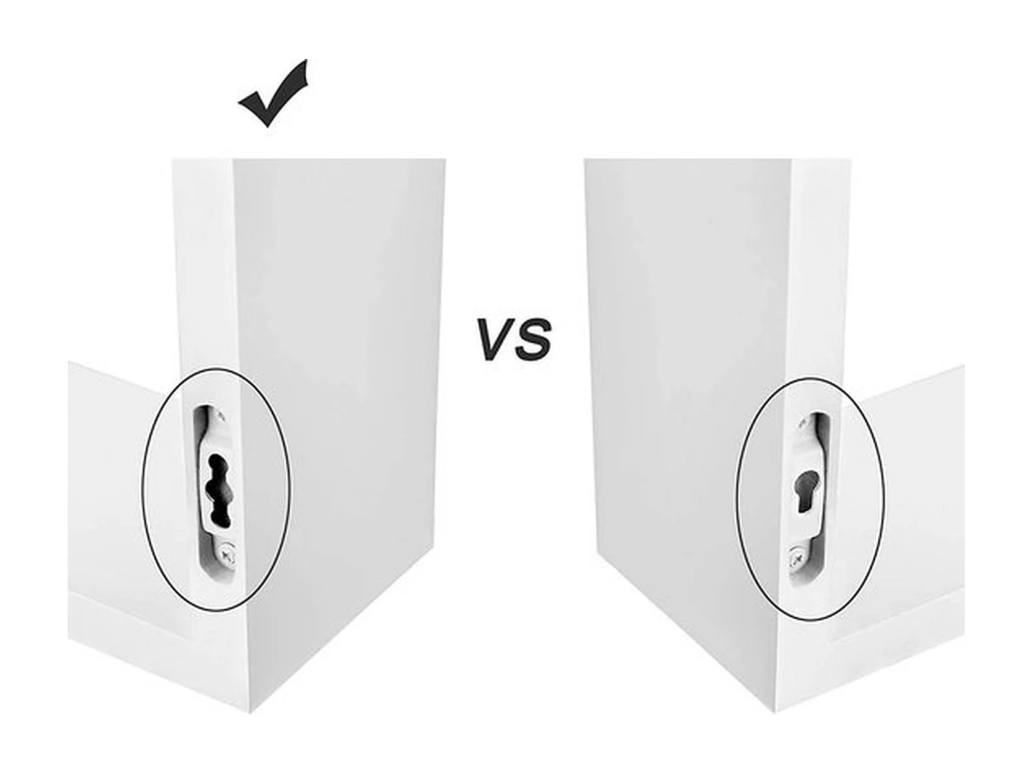 Parya Home wandplank set van 3 zwevende planken, MDF-hout