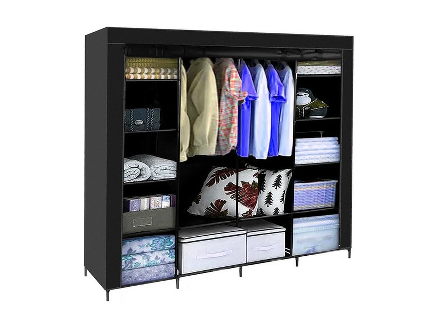 Armoire XXL - Spacieuse, pratique et flexible - 170x45x170cm