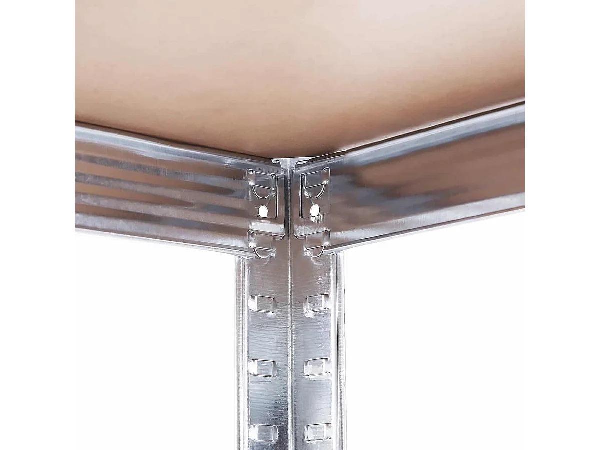 Bobbel Home Stellingkasten Rekken voor zwaar gebruik  Set van 2  Zilver