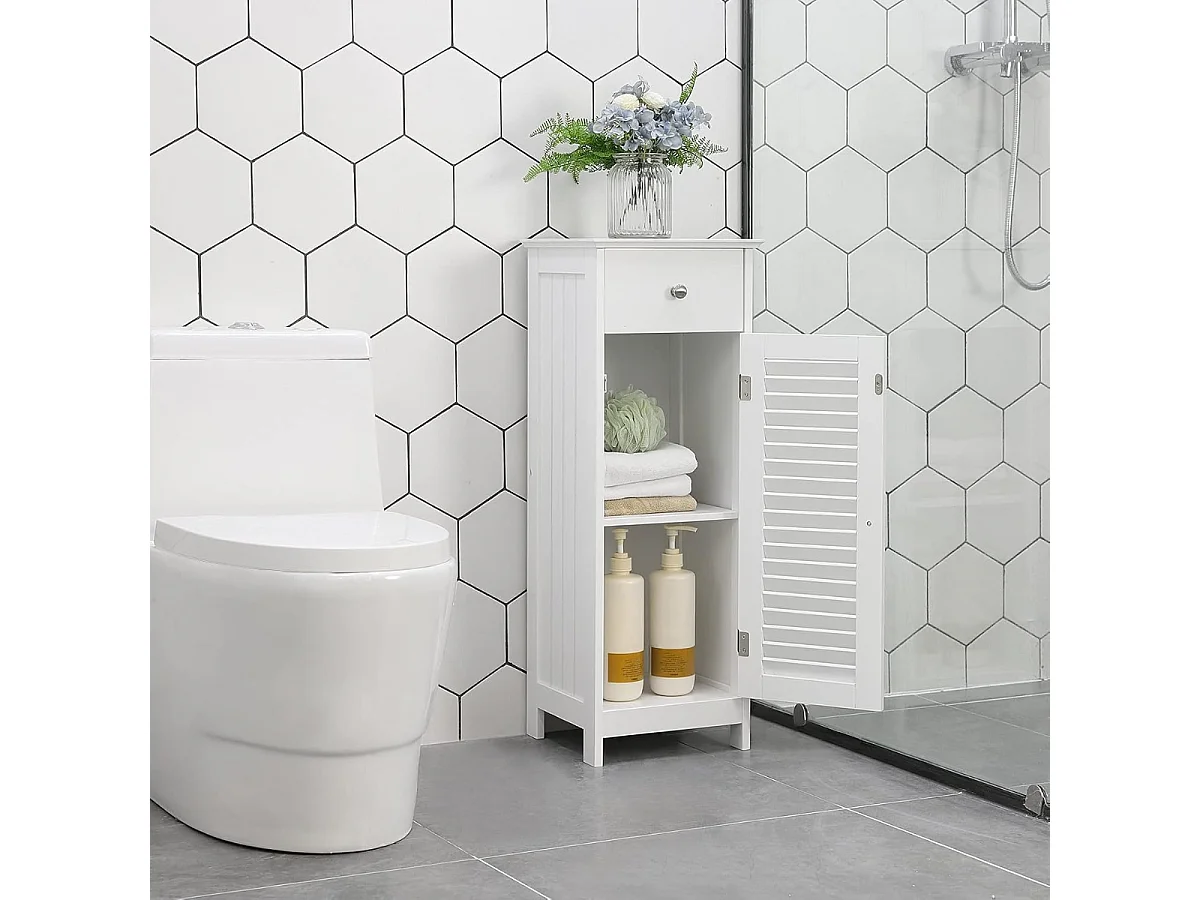 Parya Home - Armoire de toilette blanche - MDF