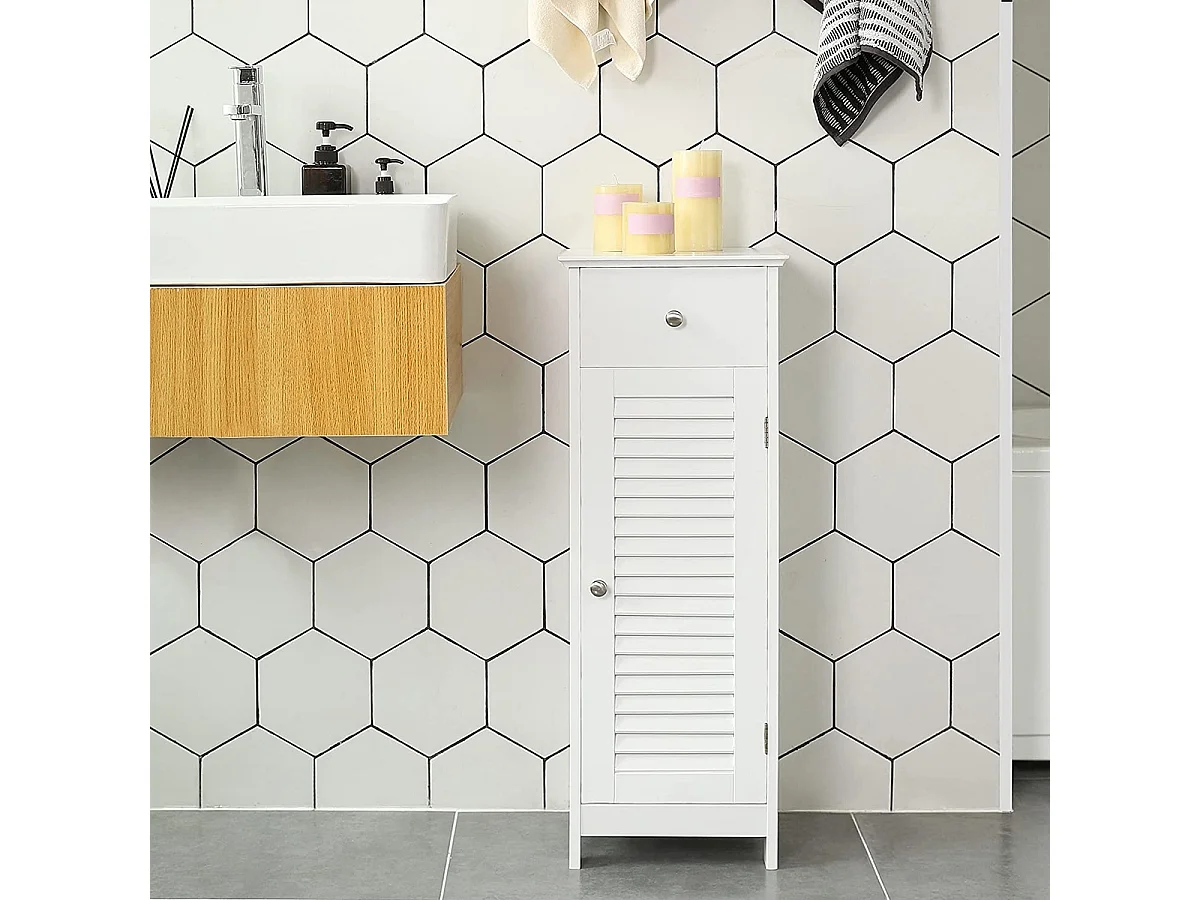 Parya Home - Armoire de toilette blanche - MDF