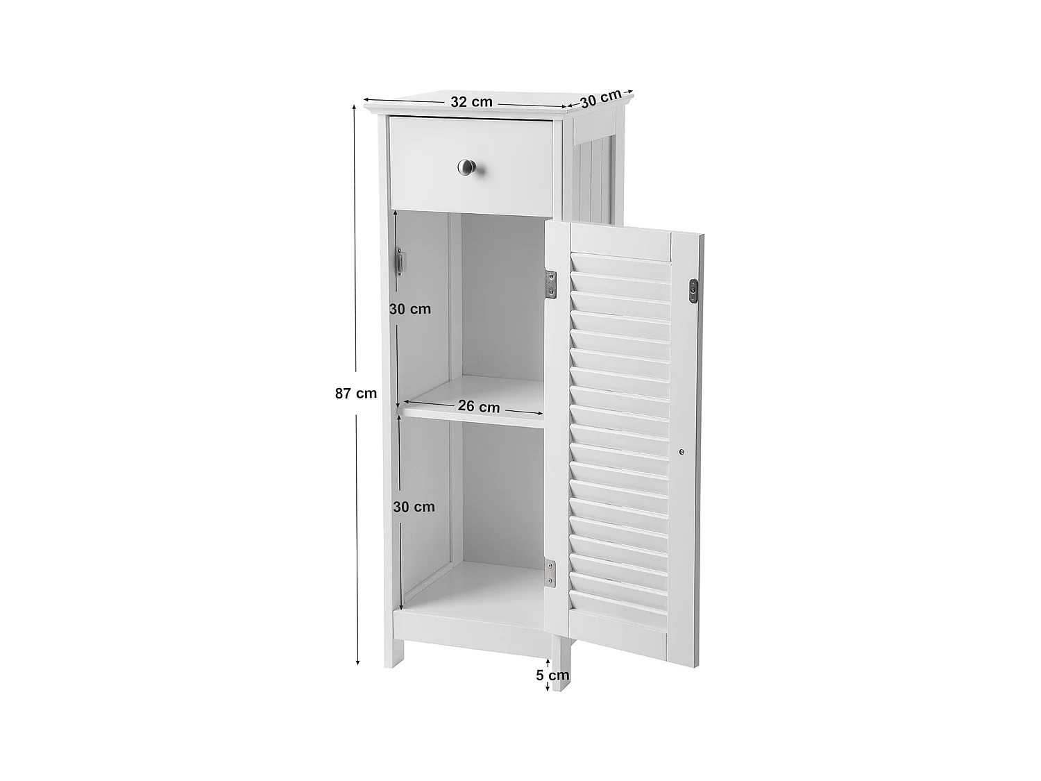 Parya Home - Witte Badkamerkast - MDF