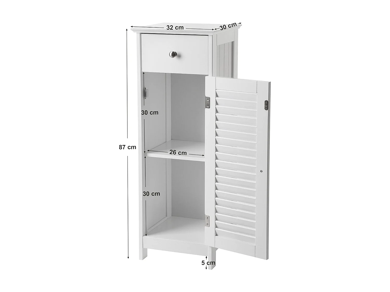 Parya Home - Witte Badkamerkast - MDF