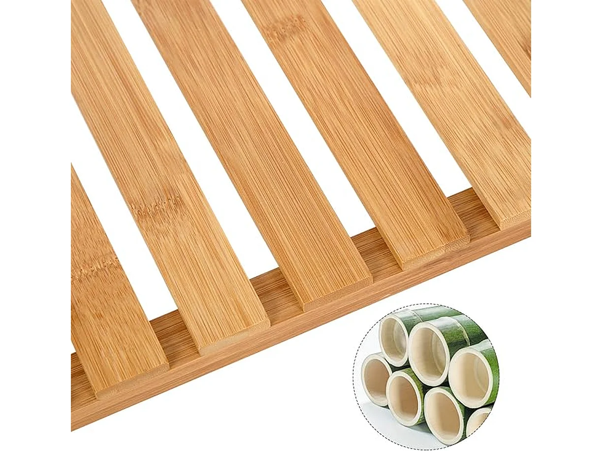 Parya Home - Bamboe Badkamerrek - Badkamermeubel - 3-etage's - Naturel