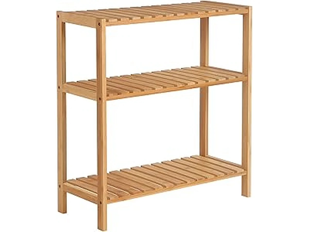 Parya Home - Bamboe Badkamerrek - Badkamermeubel - 3-etage's - Naturel