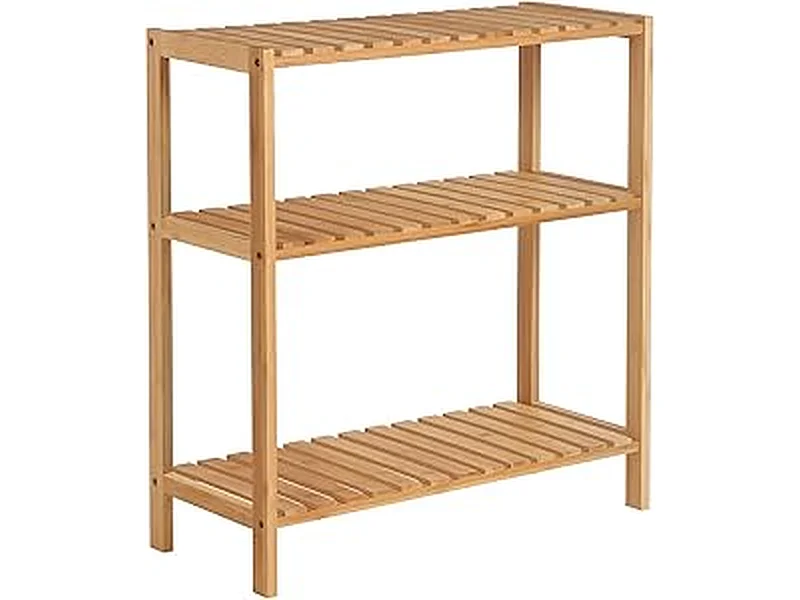 Parya Home - Bamboe Badkamerrek - Badkamermeubel - 3-etage's - Naturel