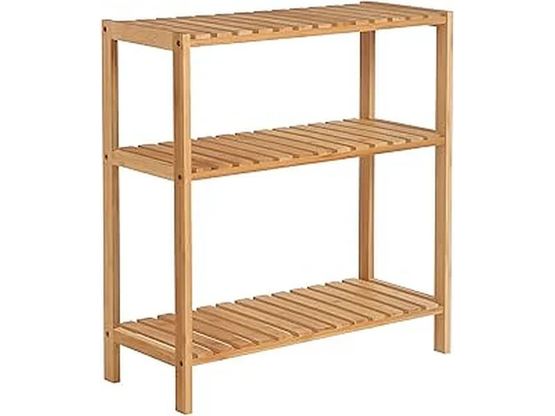 Parya Home - Bamboe Badkamerrek - Badkamermeubel - 3-etage's - Naturel
