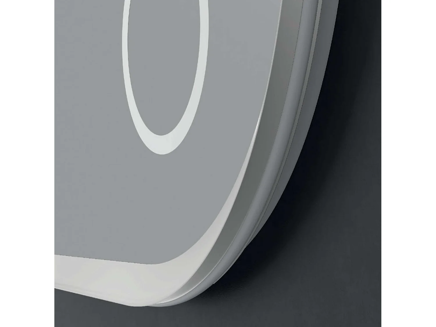 Miroir Led RIMINI Blanc120X55cm - T° Led Variable Rétro-éclairé & Frontal - Tactiles On/Off & Anti-Buée - Zone X3 - LEDIMEX