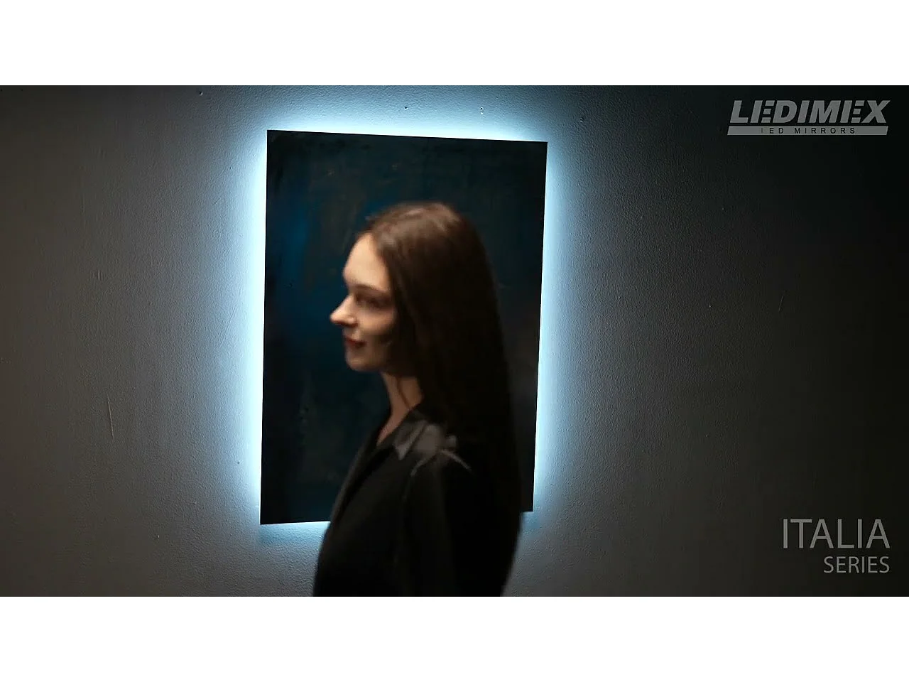 Miroir Salle de Bain ITALIA - 60x80cm - Led Rétro-éclairé (6500K) - Tactiles On/Off & Anti-Buée - LEDIMEX