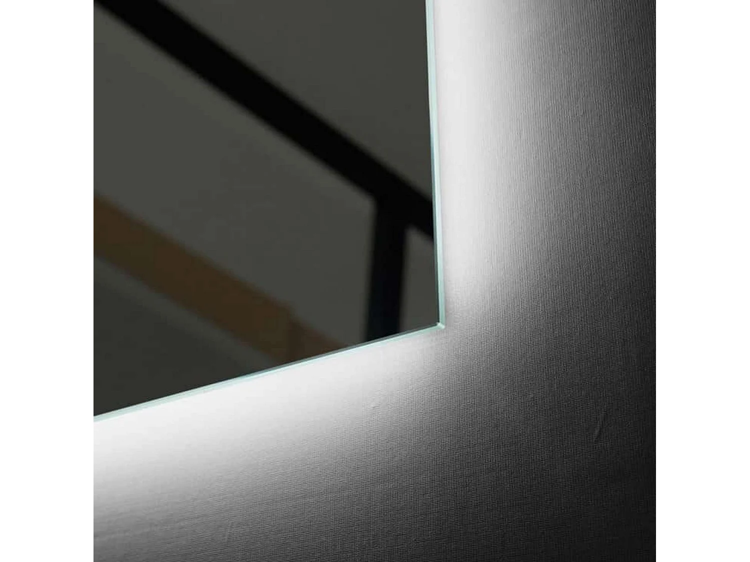 Miroir Salle de Bain SUECIA - 120x80cm - Led Rétro-Éclairé (6500K) - Verre Sécurité 5mm - LEDIMEX