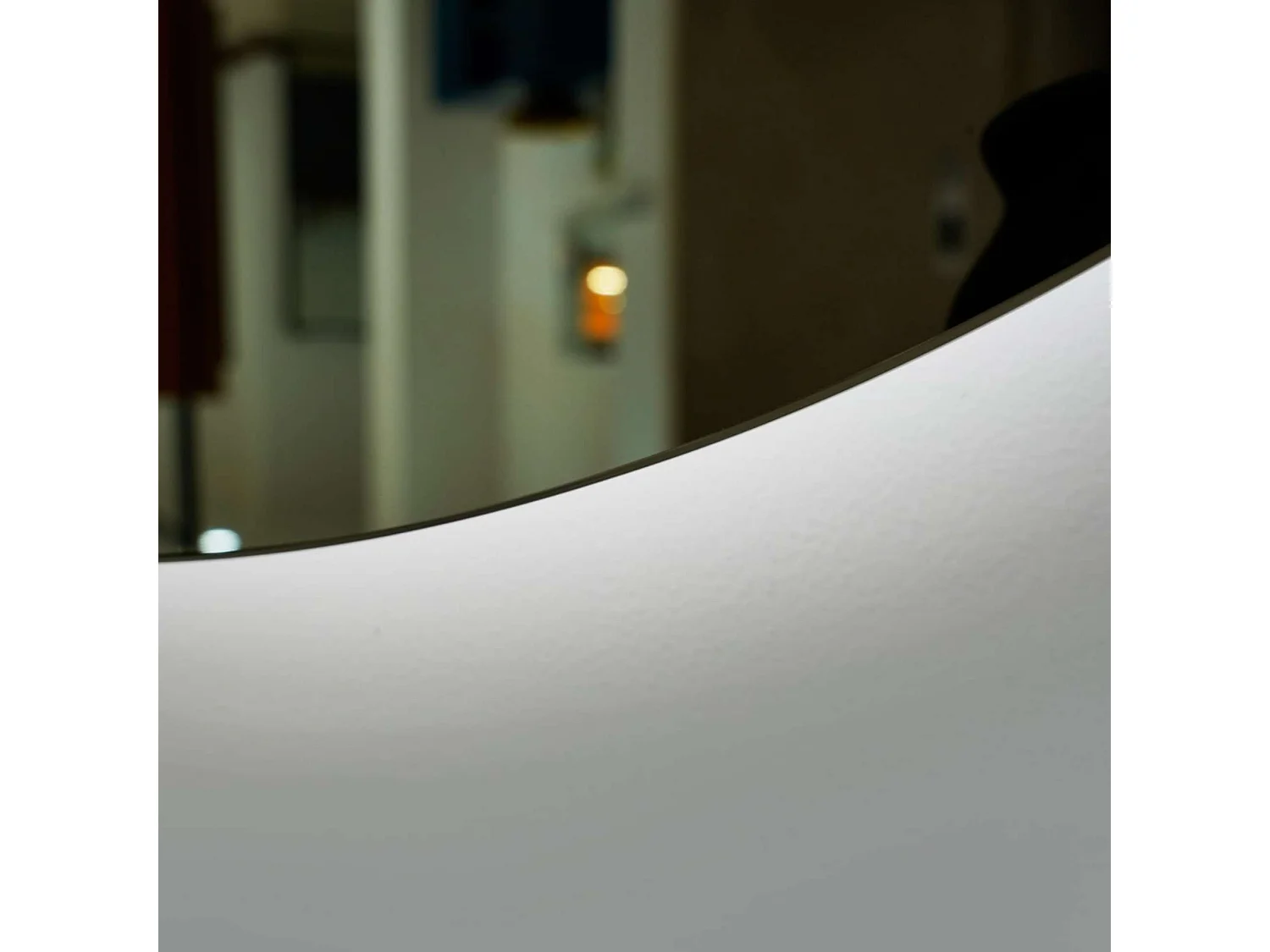 Miroir Salle de Bain OPORTO - Ø80 - Led Rétro-Éclairé (6500K) - Verre Sécurité 5mm - LEDIMEX