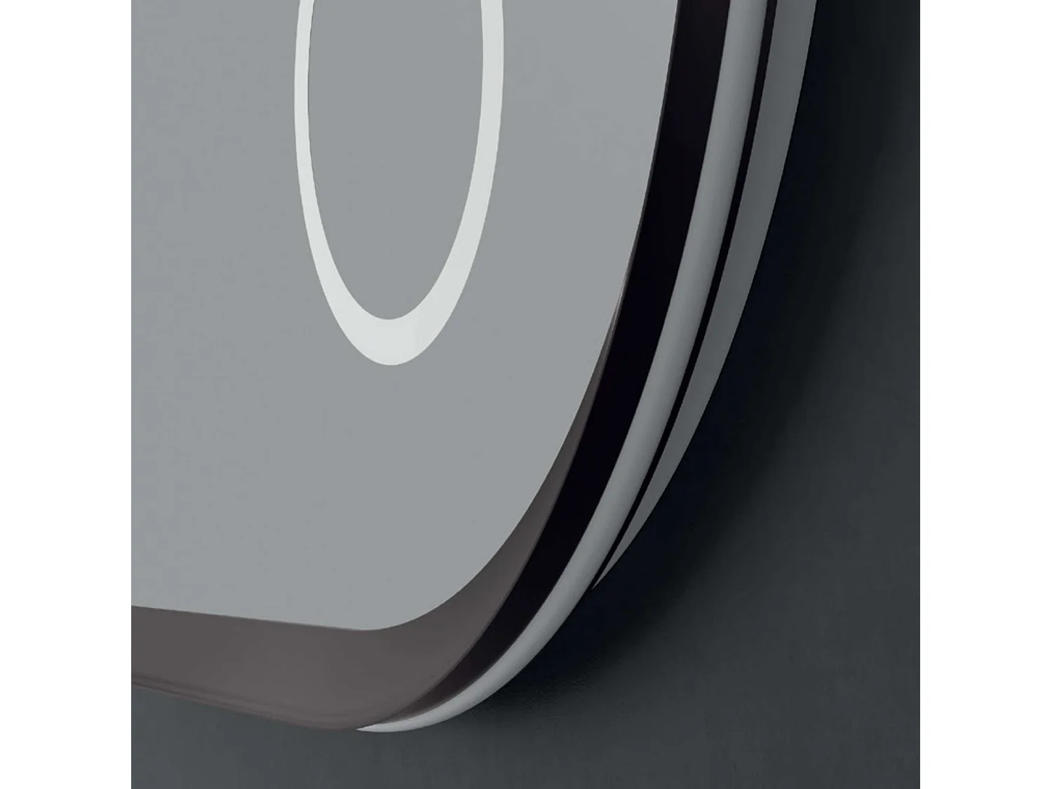 Miroir Led RIMINI Gris 100X55cm - T° Led Variable Rétro-éclairé & Frontal - Tactiles On/Off & Anti-Buée - Zone X3 - LEDIMEX