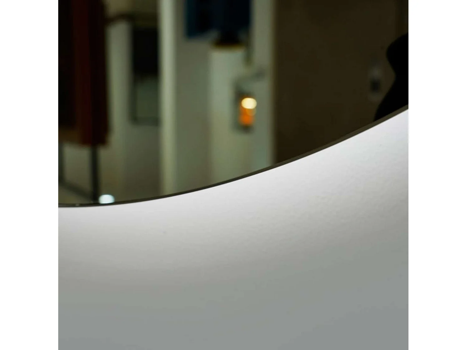 Miroir Salle de Bain OVAL - 100x80cm - Led Rétro-Éclairé (6500K) - Verre Sécurité 5mm - LEDIMEX
