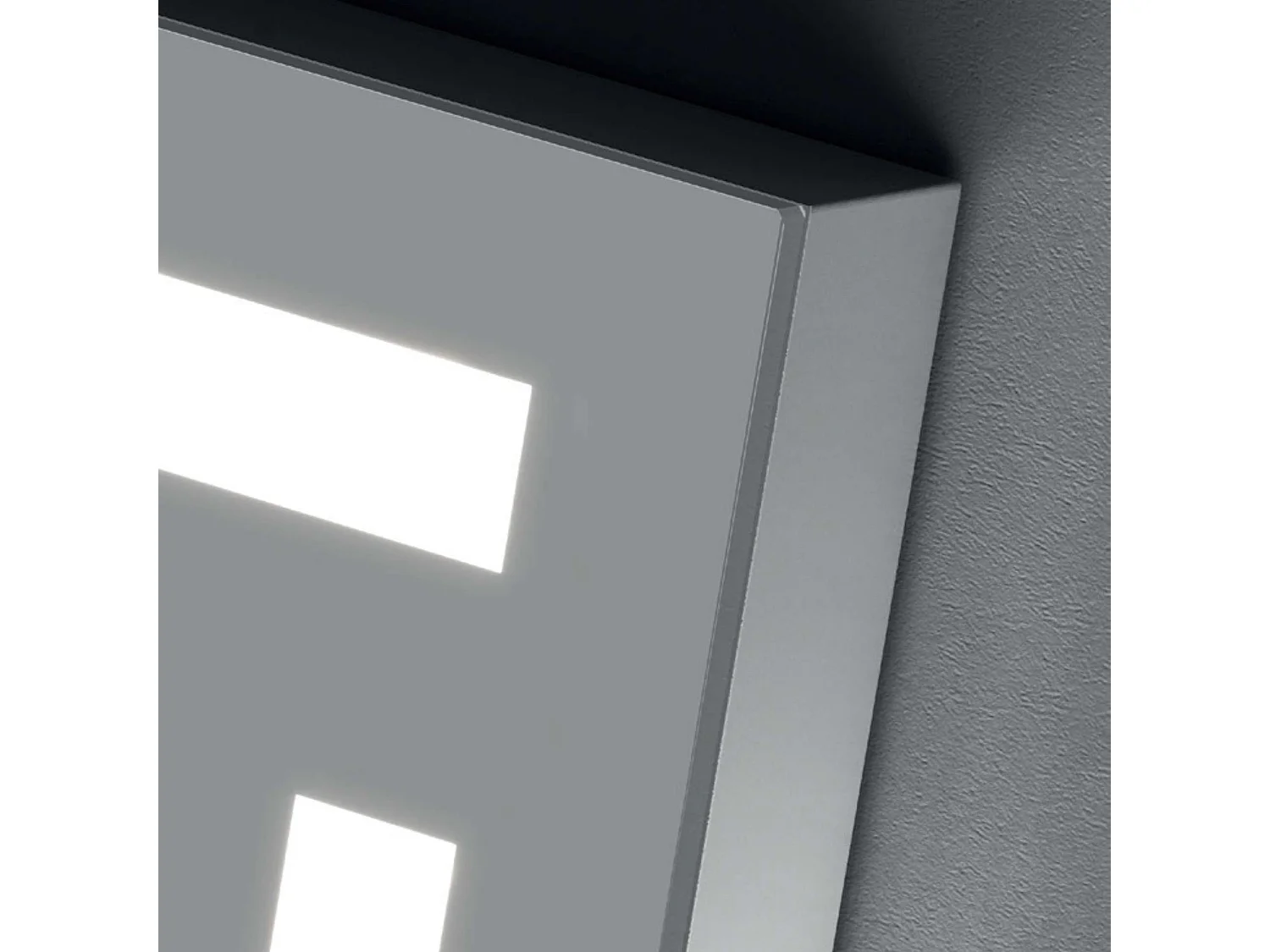 Miroir Salle de Bain VIENA - 100x80cm - Led Frontal T° Variable Frontal - Tactiles On/Off & Anti-Buée - LEDIMEX