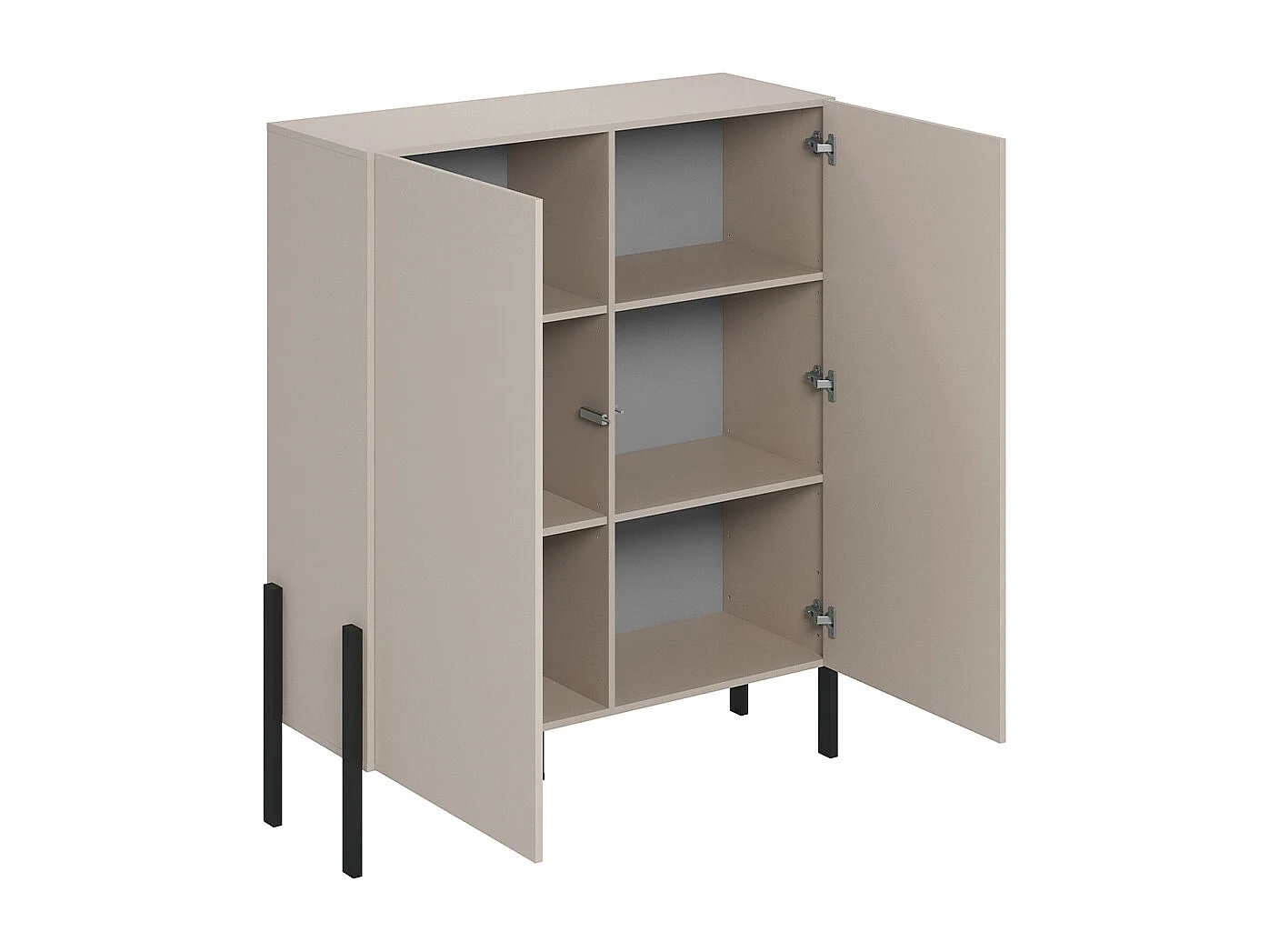 Buffet haut 2 portes Bérénice Cachemire