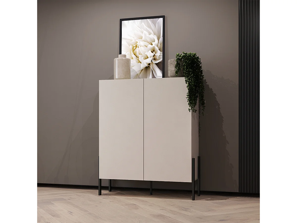 Buffet haut 2 portes Bérénice Cachemire