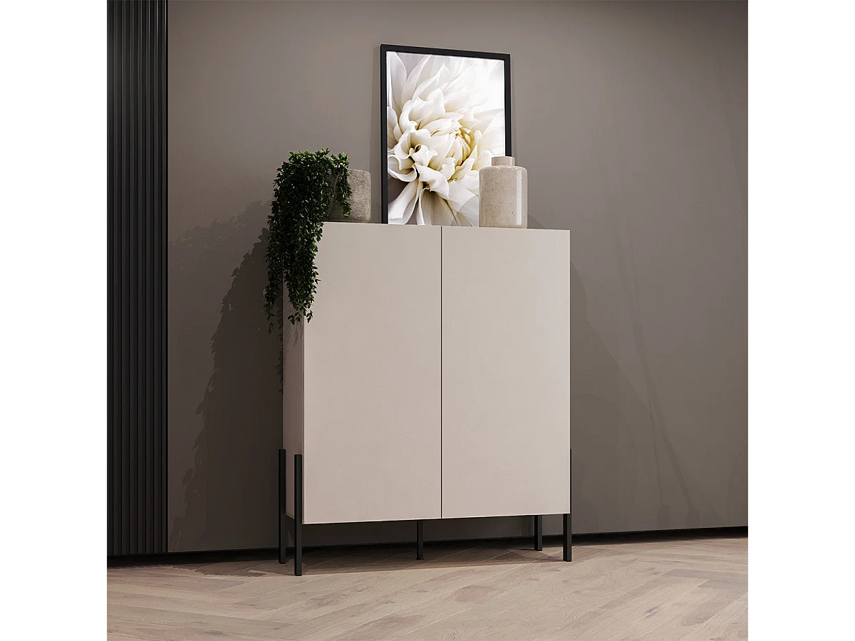 Bérénice Cashmere 2-dørs højskab