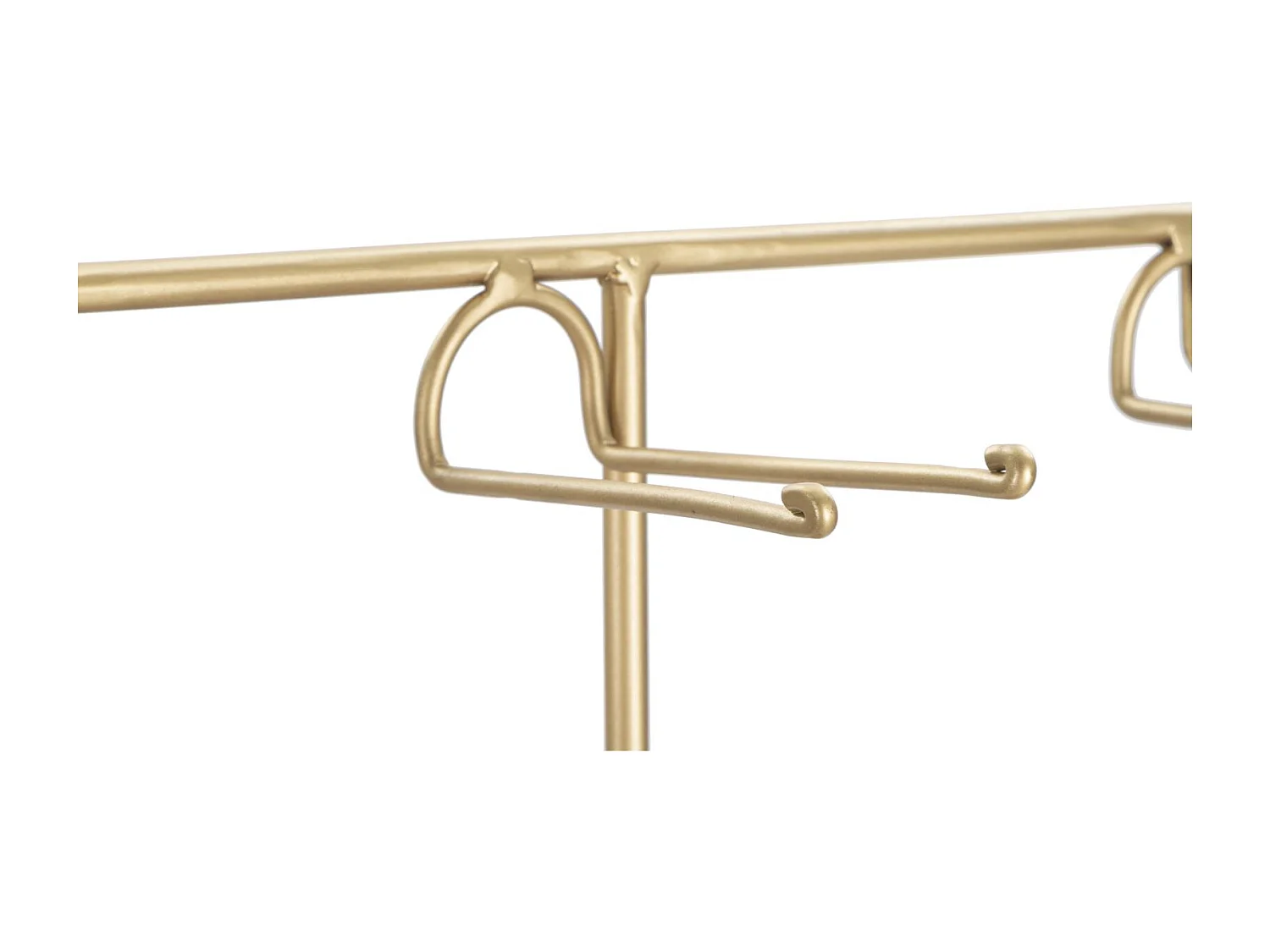 Porte-Bouteilles Mural Design "Fashion" 77cm Or & Noir